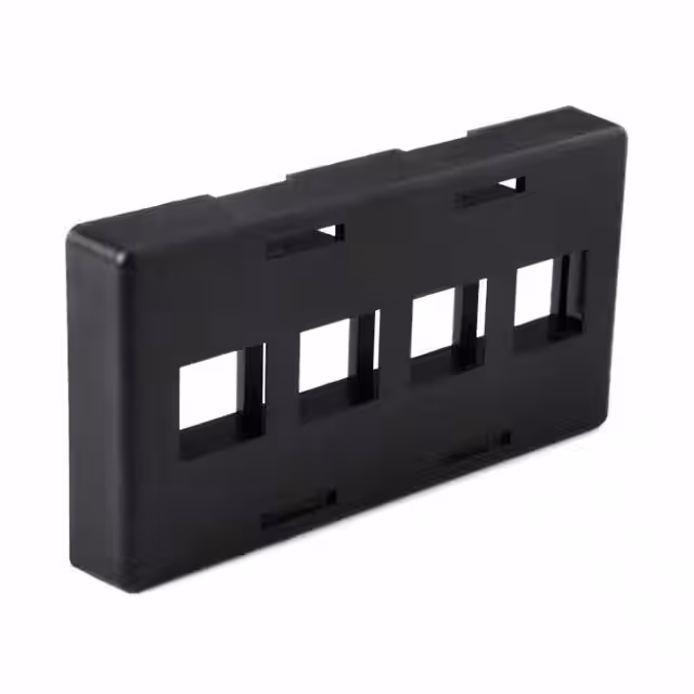 FPFURN4-BLK HellermannTyton  Keystone Faceplates Frames